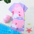 thumbnail image 5 of Gerichy Toddler Girl Swimsuit,Girls Bathing Suit Summer Toddler Girls Cartoon Prints Ruffles 1 Piece Swimwear Beach Onesie Swimsuit Bikini, 5 of 6