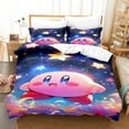 thumbnail image 6 of Kirby Cartoon Anime 2 Piece/3 Piece Bedding Sets Comforters Sets & Pillowcases Set for Boys Girls Mens Womens Breathable Durable Microfiber Super Soft Ultra-Soft Fashion Funny, 6 of 8