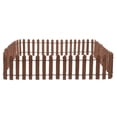 thumbnail image 1 of ORDDIART 1Set Miniature Fence Decor Brown 9.0x2.0x0.1in For Mini Garden And Flowerpot, 1 of 5