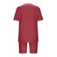 thumbnail image 5 of mfyjkho Pantalones Cortos De Entrenamiento Para Mujer, Conjunto De Camisa De Manga Corta Abotonada Y Pantalones Cortos Con Cordón De Lino Y Verano Para Mujer Xxxxl, 5 of 6