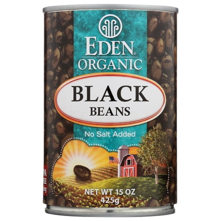 EDEN ORGANIC BLACK BEANS, 15 OZ.