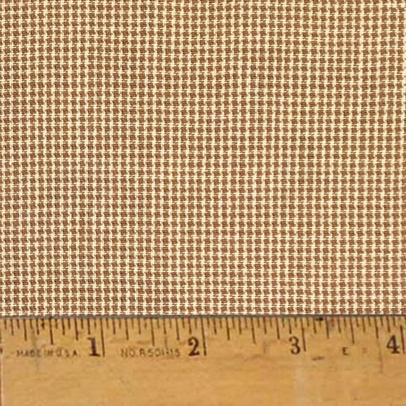JCS Nutmeg Gold Brown Homespun Cotton Fabric - Sold by the Yard
