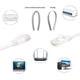 thumbnail image 3 of Cat6 Ethernet Cable 15M/50 ft,Long Cat 6 White Flat Internet Cable LAN Cable Patch Cable Rj45 Cable Cat 6 Network Cable Gigabit Wire.15M/50 ft, 3 of 5