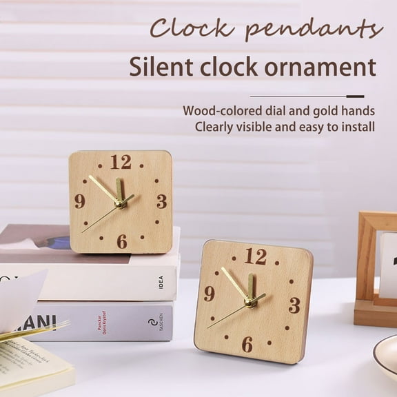 ZenCart Minimalist Tabletop Clock with Magnetic Bracket High Stability Battery Powered Wooden Digital Clock Desk Decoration