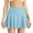Sky Blue#08, variant on Xyxonk Tennis Skirts for Women Pleated Golf Mini Skirts Summer High Waist Short Skirt Dressy Casual Running Workout Skirt with Pockets Athletic Skorts Black L
