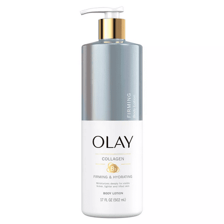 Olay Firming and Hydrating Body Lotion Pump with Collagen, 17 Oz, 3 Pack
