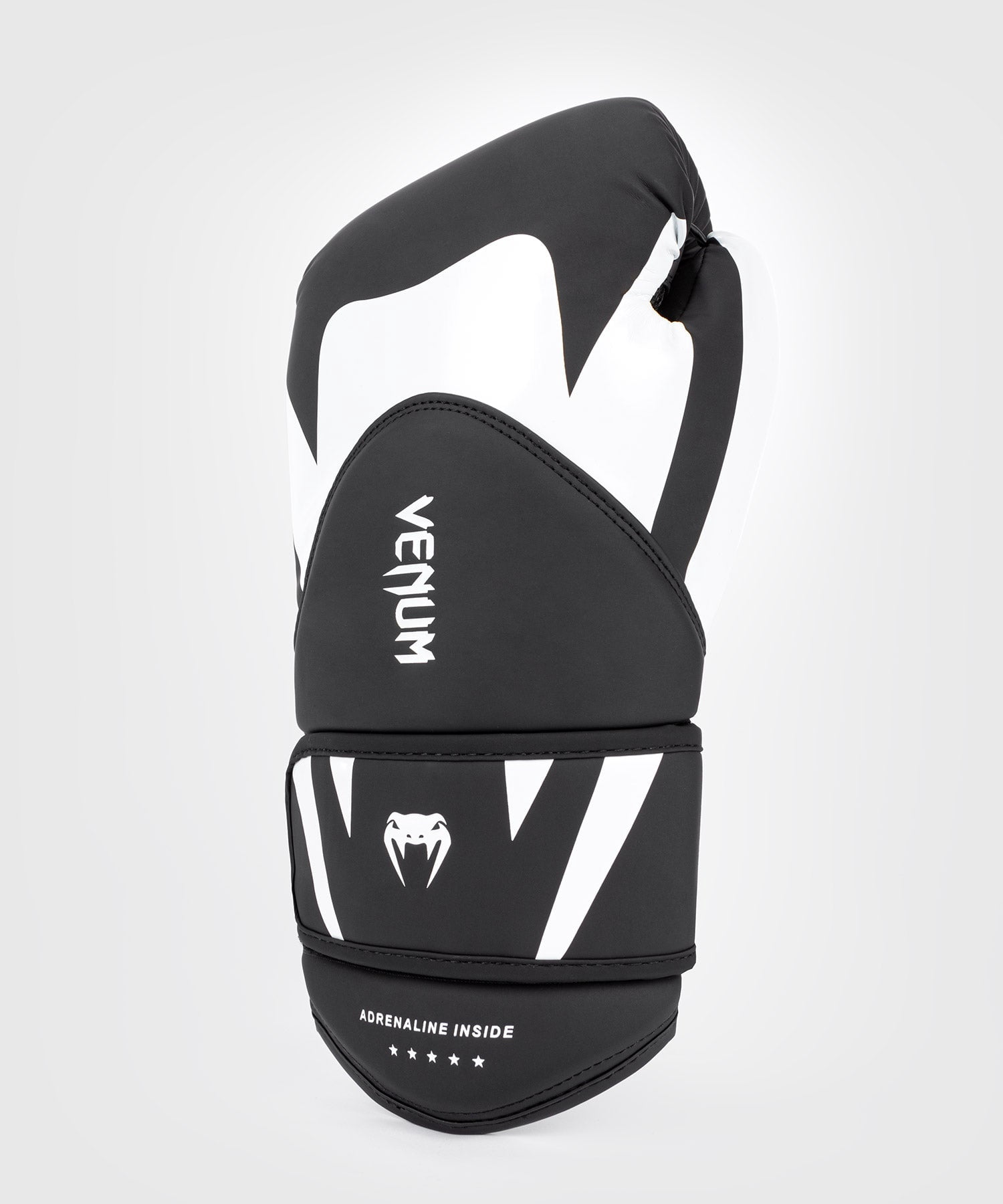 Venum Challenger 4.0 Boxing Gloves - Black/White - 16-Ounce