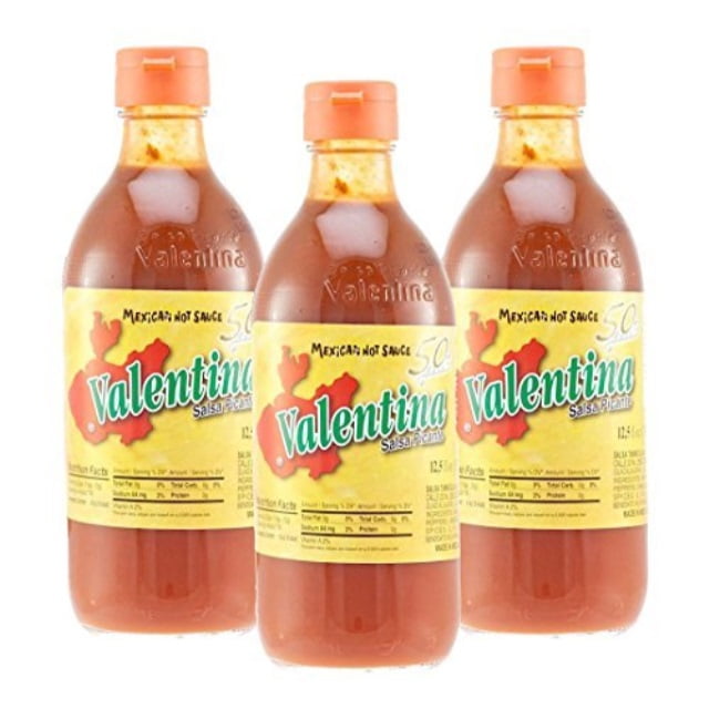 valentina salsa picante mexican hot sauce 12.5 oz. (pack of 3