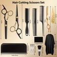 thumbnail image 4 of VIISHARE 13 PCS  Hair Cutting Scissors Kit, Professional Stainless Steel Hair Shears Set for Men Women, Barber Salon, 4 of 7