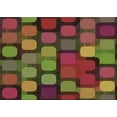 thumbnail image 1 of Ahgly Company Machine Washable Indoor Rectangle Transitional Saffron Red Area Rugs, 5' x 7', 1 of 7