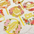 thumbnail image 3 of relayinert Happy Birthday Cake Decoration Plaque, 3 of 9