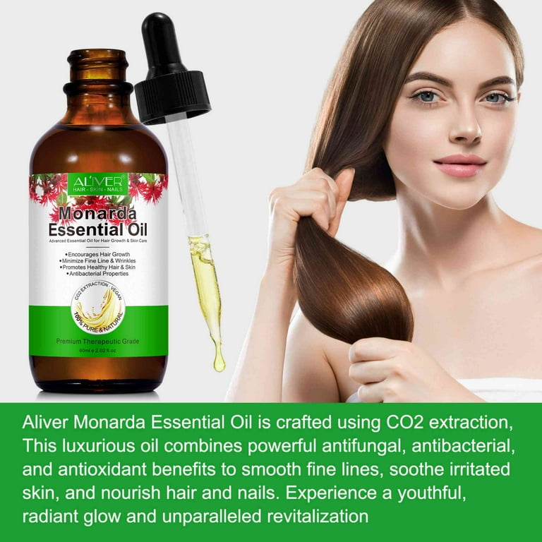 Aliver 3-Pack Monarda Essential Oil,100% Pure & Natural,Co2