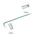 thumbnail image 3 of Uxcell 2.5mm Ball End Hex Wrench, L Shaped Long Arm S2 Steel Repairing Tool, 3 of 5