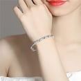 thumbnail image 4 of Bracelet Porte-Bonheur - Lovers Bracelet - Poli Slip-on Bangle, 4 of 6