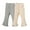 White + Gray, variant on GYRATEDREAM 3M-3T Baby Girl Flare Pants Infant Solid Ribbed Ruffle Bell Bottoms Pants Trousers Fall Outfits