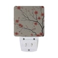 thumbnail image 5 of Yayeee LED Plug in Night Light for The Home with Auto Dusk to Dawn Light Sensors, 2 Pack, Red Floral Pattern, 5 of 6