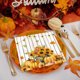 thumbnail image 4 of 24 servilletas de Acción de Gracias de otoño con diseño de veta de madera, calabaza y hoja de arce, para fiestas otoñales, de 6,5 x 6,5 pulgadas, aptas para el comedor, sin olor, para reuniones famil, 4 of 6