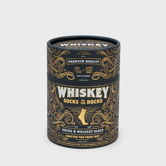 WHISKEY SOCKS ON THE ROCKS