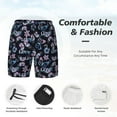 thumbnail image 5 of Fotbe Love Butterflies Men’s Swim Trunks Quick Dry Swim Shorts Board Shorts with Mesh Lining-3X-Large, 5 of 9