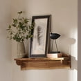 thumbnail image 5 of Alaterre Alpine Natural Live Edge Wood 36" Mantel Shelf, 5 of 7