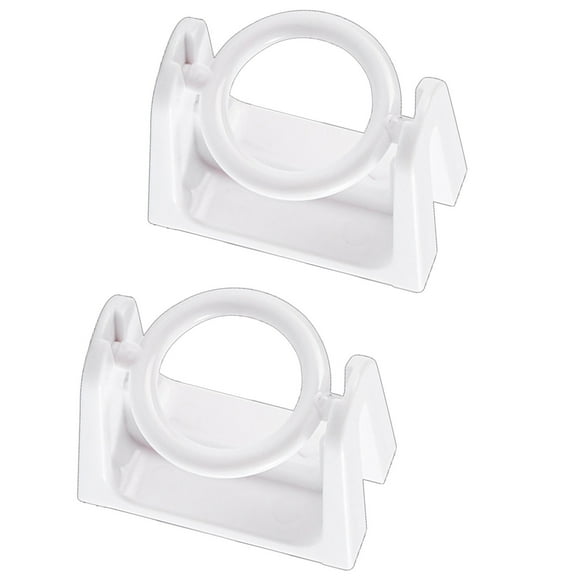 Curtain Rod Holder Hook, Swivel Curtain Pole Holder Hook ABS Punch Free for Bedroom