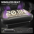 thumbnail image 5 of Dowinx Ergonomic Gaming Chair with Pocket Spring Cushion & Massage Lumbar Support - High Back Office Computer Chair with Footrest for Adults, 302LBS Capacity, Leather Design， Purple, 5 of 7