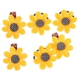 thumbnail image 4 of Hytrove 6Pcs Girl Student Hair Barrettes Cloth Yellow Use, 4 of 7