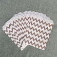 thumbnail image 4 of MasteelfCA 24pcs Candy Bags Striped Dot Wavy Shape Paper Bags Wedding Birthday Party Candy Container (3 Patterns Mixed, Grey), 4 of 8
