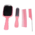 thumbnail image 2 of Peine para el cabello, cepillo para el cabello de 4 piezas, juego de peine para el cabello, cepillo para el cabello con paleta, características de vanguardia, 2 of 8