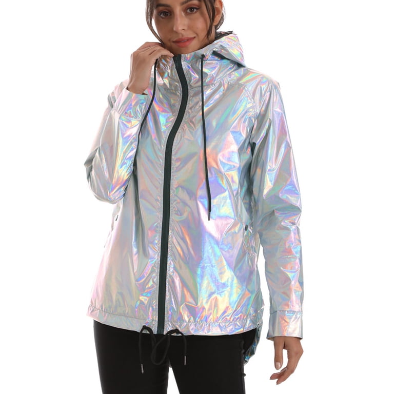 fluorescent zip up hoodie