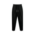 thumbnail image 2 of Guluxicc Athletic Pants for Men Elastic Waist Drawstring Long Straight Leg Trousers for Gym Workout Everyday Summer Fall, 2 of 3