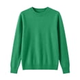 thumbnail image 4 of Women's Merino Wool Sweater Fall Winter Long Sleeve Seamless Knit Crewneck Tops, 4 of 5