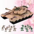 thumbnail image 2 of 1Set Emulational Simulation Children Large Size Kids Inertia Military Vihecle Toy Toy Soldier Toy Tank, 2 of 6
