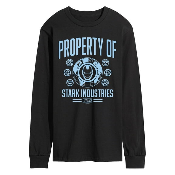 Marvel Iron Man - Property Of Stark Industries - Men's Long Sleeve Graphic T-Shirt