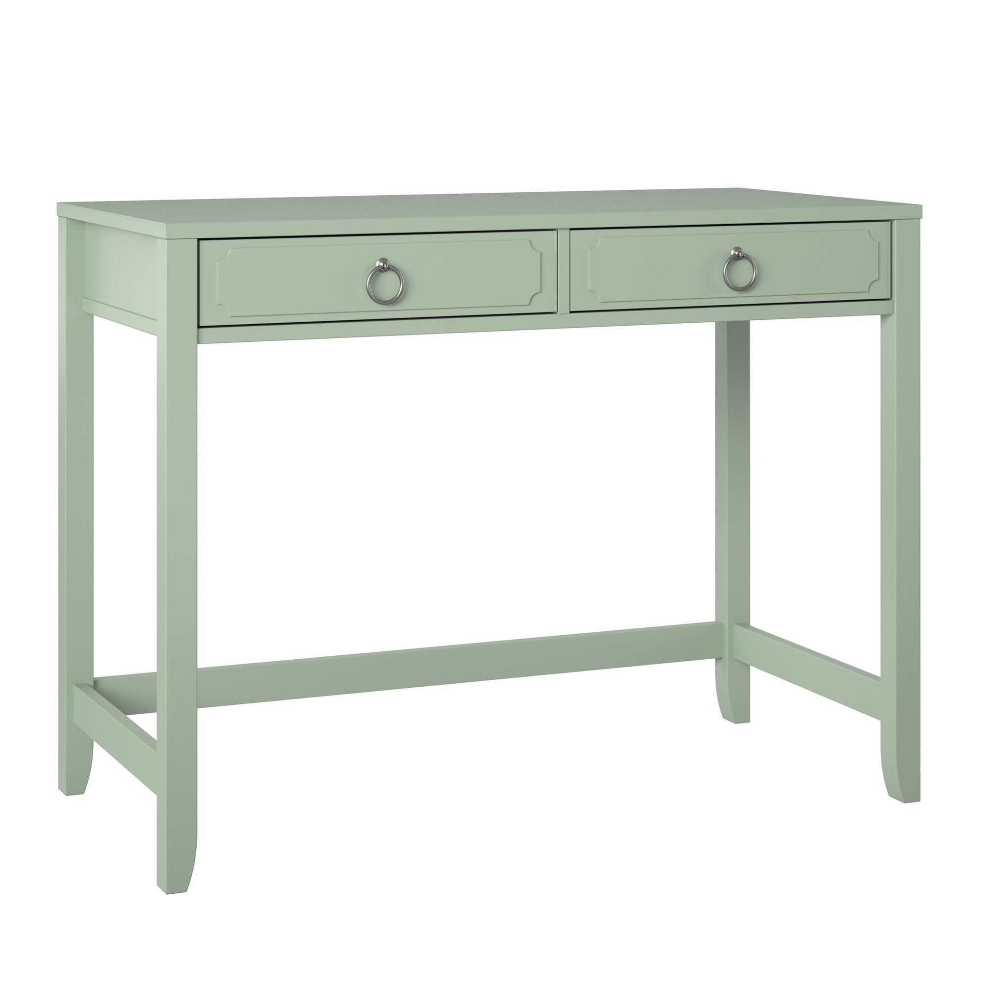 Her Majesty 2 Drawer Writing Desk, Blue - Walmart.com