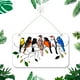 thumbnail image 4 of Yuarrent Atrapasoles para ventana con forma de ave, colgante acrílico teñido para accesorios de decoración del hogar Decoración del hogar 7 pajaritos Yuarrent HA005578-04, 4 of 6