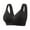 Black, variant on Womens Bras No Underwire Womens Bras Wireless Supportive Seamless Bras Lace Trim Full Coverage Women's Sports Bras V-Neck T-Shirt Bralette