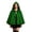 Green, variant on SAWOBUUN Adult Little Red Riding Halloween Hooded Cape Cloak Medieval Short Poncho Witch Vampire