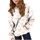 thumbnail image 1 of Sudadera con capucha para niñas y niños, sudadera de manga larga con cuello redondo y estampado de moda, jersey con bolsillo, 1 of 8