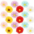 thumbnail image 1 of OULII 30Pcs Flower Shape Push Pin Assorted Color Resin Map Supply for Artists, 1 of 7