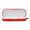 Red, variant on Silicone Wrap Shell Earbud Housing From Daily Wear for Oladance OWS 2 Rectangle