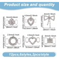 thumbnail image 2 of Adornos para cordones con diamantes de imitación, colgantes de latón para zapatillas, clips para zapatos, hebillas decorativas de metal para zapatos de mujer, accesorios para calzado casual, 2 of 9