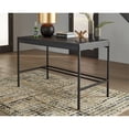 thumbnail image 2 of Bowery Hill Home Office Engineered Wood Desk in Black, 2 of 7