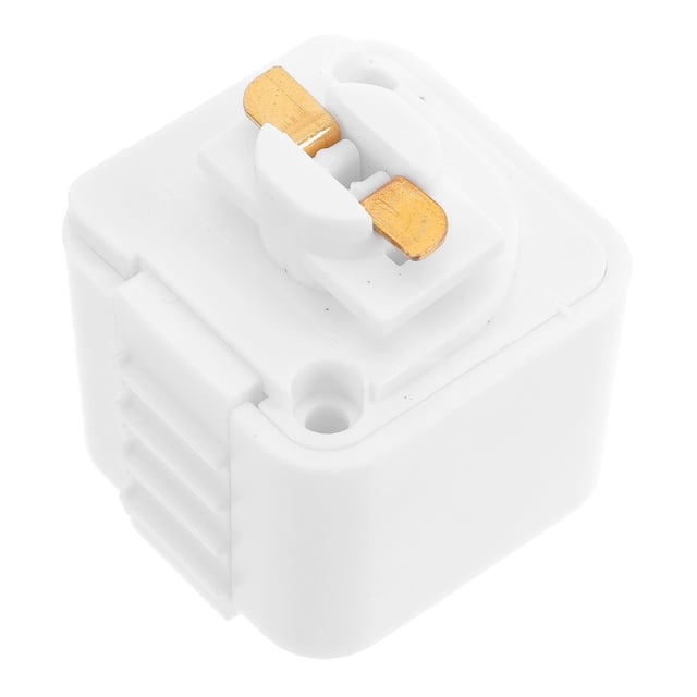 PENIKOKO Led Track Rail Connector Track Light Head Two Wire White Easy Snap-In Installation Sturdy Rail Joiner