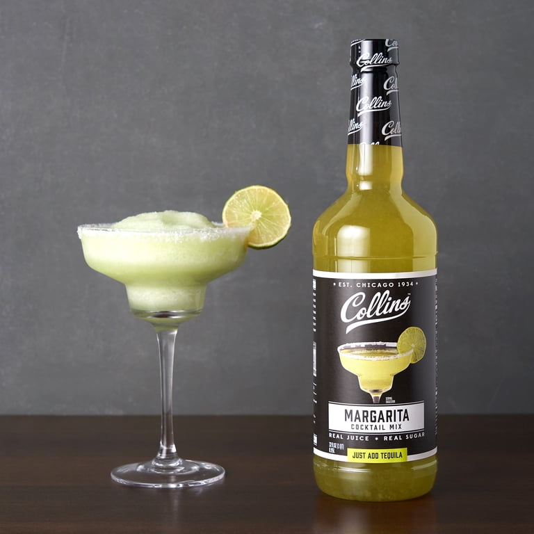 Collins Margarita Mix, 32 fl oz, Made with Lime, Lemon & Orange