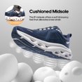 thumbnail image 2 of Zapatillas para Hombre NORTIV 8 para Correr, Transpirables, Antideslizantes, Azules, Talla 9.5, 2 of 8