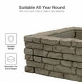 thumbnail image 5 of RTS Home Accents Rock Lock Raised Garden Bed Straight Rock (Pack of 2), 5 of 7