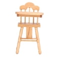 thumbnail image 1 of Dollhouse High Chair, Birch 1:12 Dollhouse Baby Dining Chair Decoration For Home Party ANGGREK No, 1 of 7