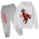 thumbnail image 3 of Conjunto de sudadera con capucha para niños de Iron Man de Los Vengadores, suéter de manga larga con capucha para otoño e invierno para niños y niñas de Marvel Cartoon 2024, 3 of 5