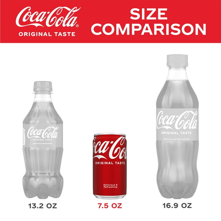 Coca-Cola mini sip-sized 10-7.5 fl oz